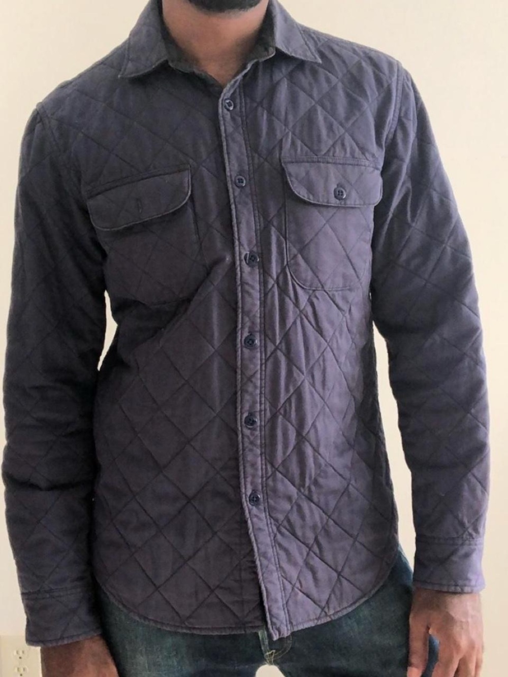 J.Crew Men's Quilted Button-Down Shacket